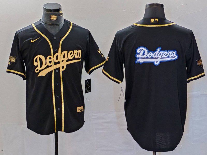 Men Los Angeles Dodgers Blank Black gold Fashion Nike Game MLB Jersey style 7066->los angeles dodgers->MLB Jersey
